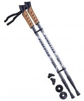 Палки для скандинавской ходьбы BERGER Forester, 67-135 см, 3-секционные, серый/чёрный