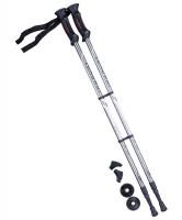 Палки для скандинавской ходьбы BERGER Longway, 77-135 см, 2-секционные, серый/чёрный