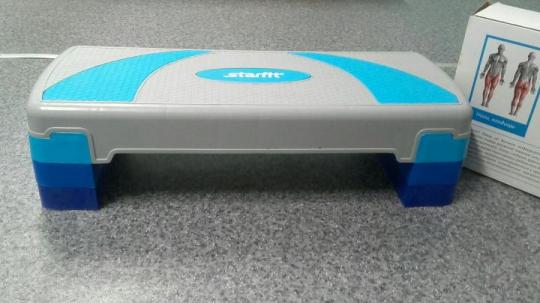 Степ-платформа STARFIT SP-202 80 х 30 х 20 см, 2-х уровневая