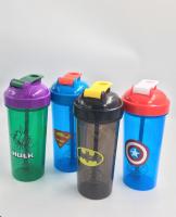 Шейкер ГЕРОЙ с трубочкой 600 ml