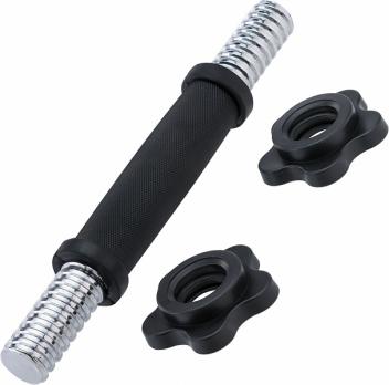 Гриф гантельный STARFIT BB-105 35 см, (d = 25 мм), металлический, с пластиковыми замками