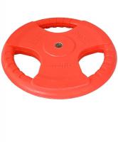 Диск обрезиненный STARFIT BB-201 25 кг, d=26 мм, стальная втулка, красный 1/1